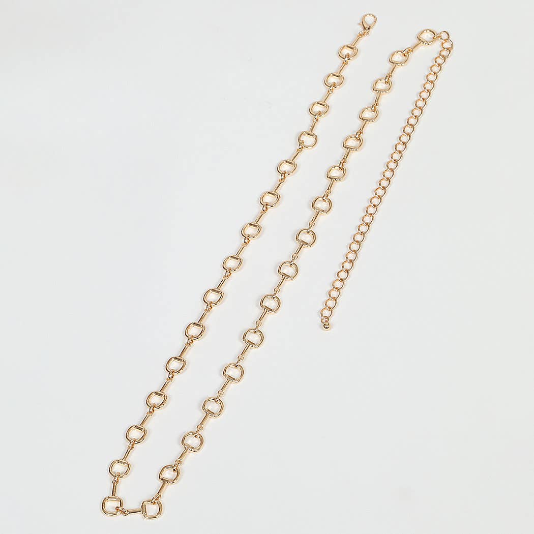 Petite D-Ring Link chain waist Belt