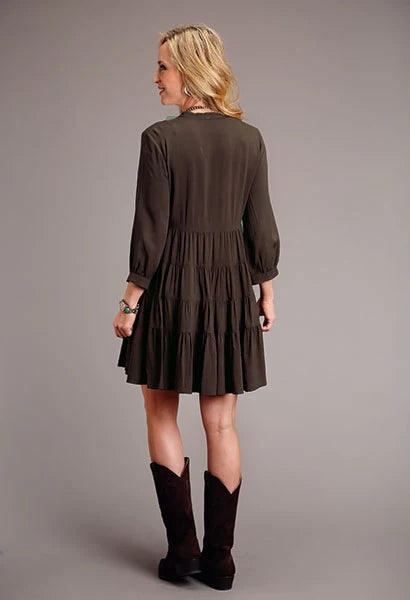 Stetson 1911 Embroidered Twill (Brown) - Women's Dress