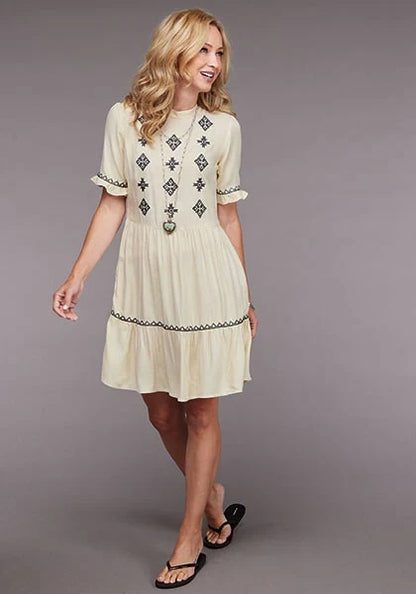 Stetson 2098 3/4 Sleeve (Cream) - Women's Dress
