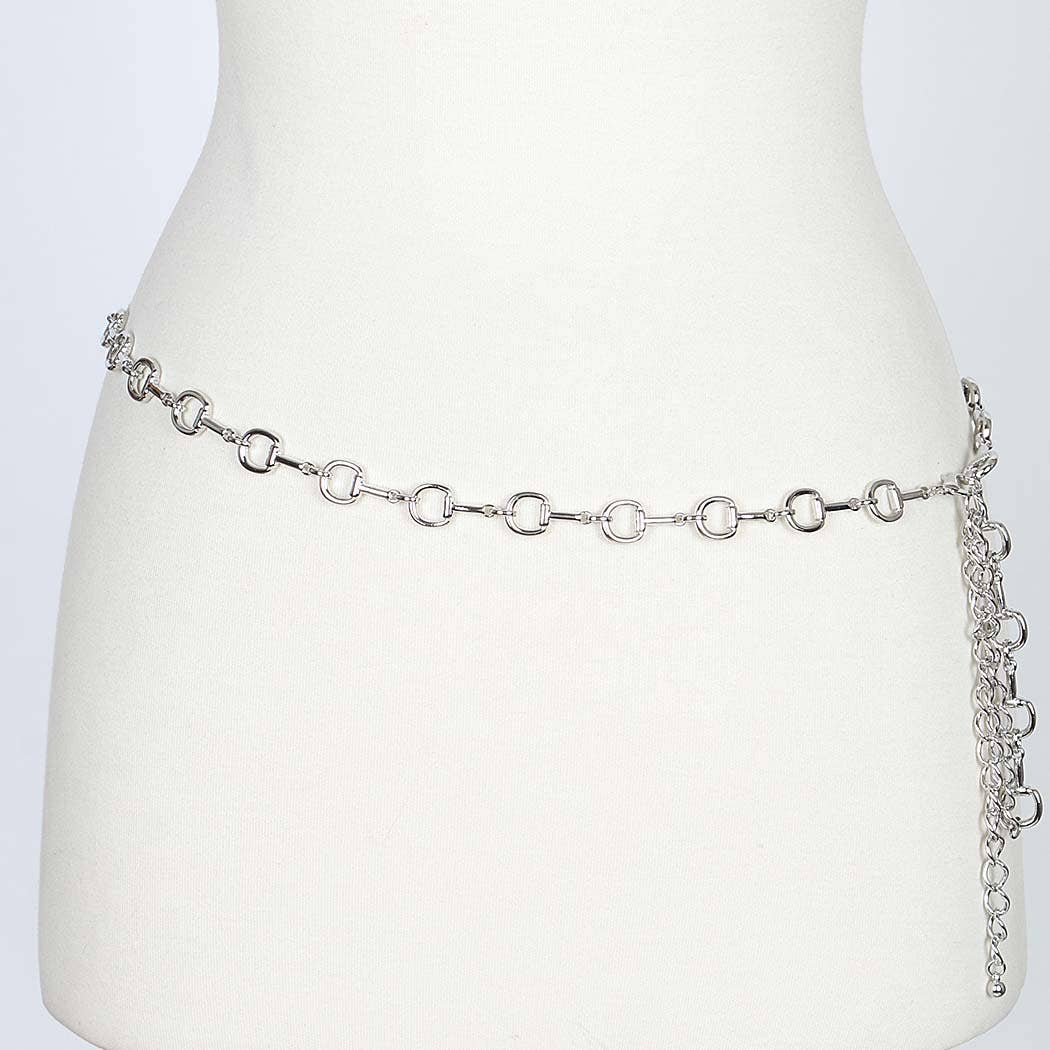 Petite D-Ring Link chain waist Belt