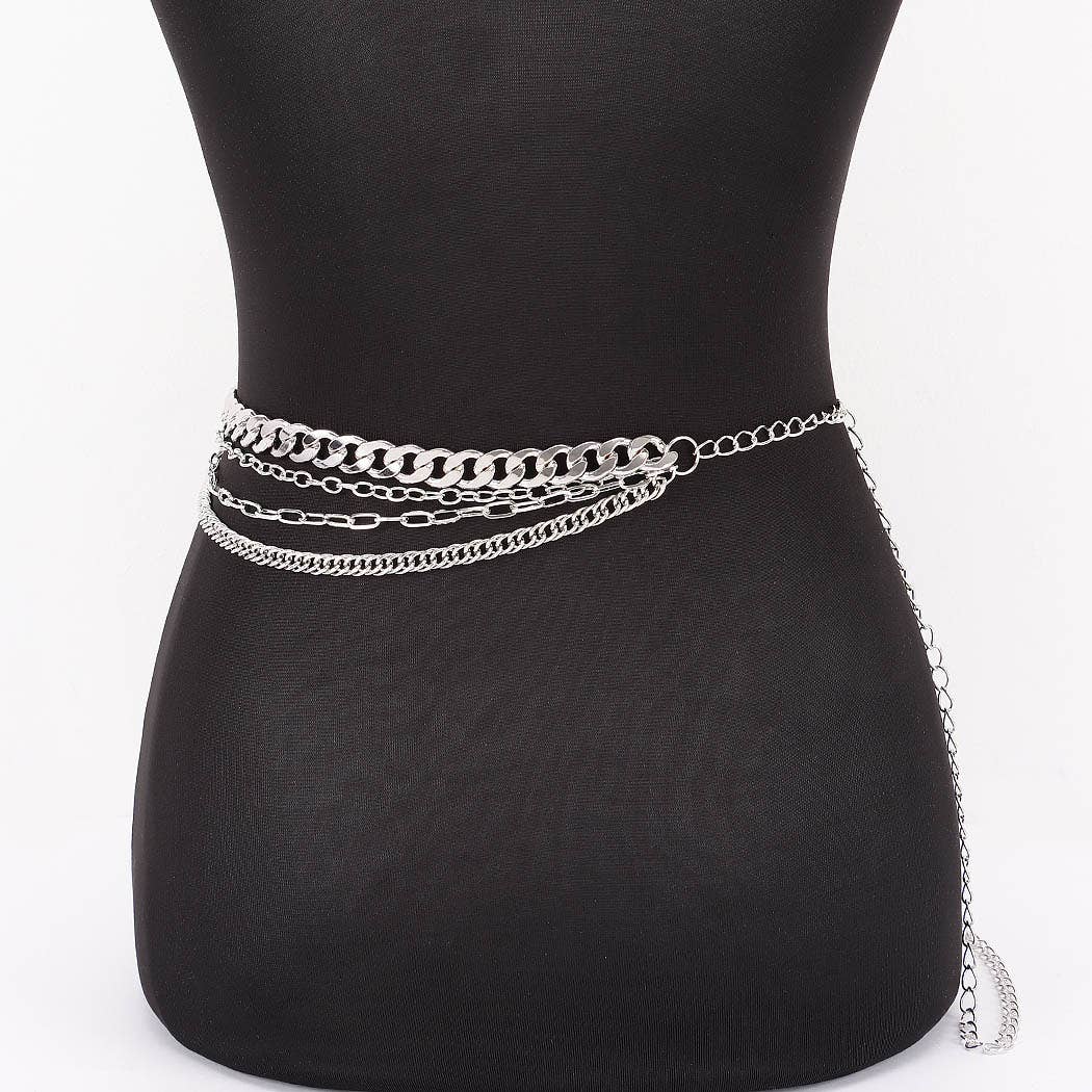 Layered Chain Drop Belt