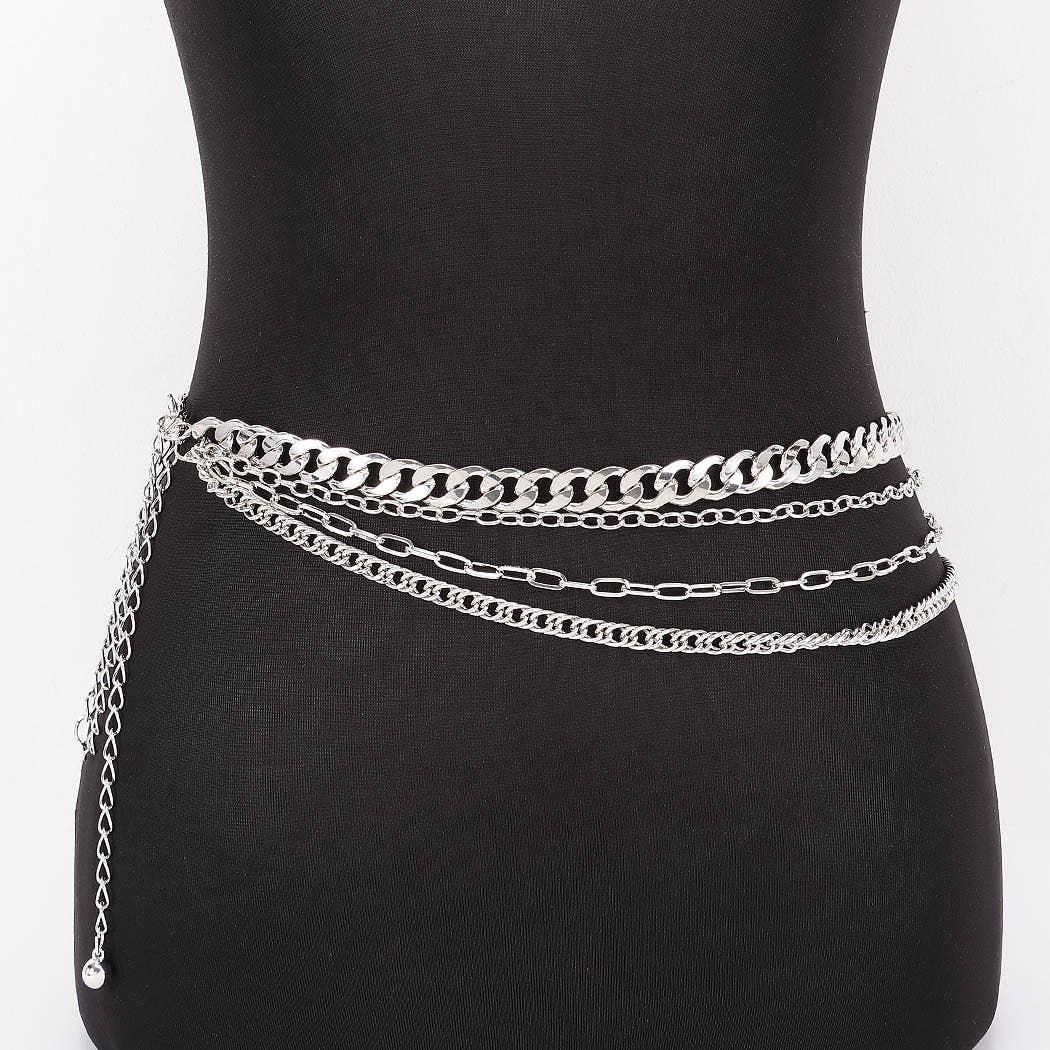 Layered Chain Drop Belt