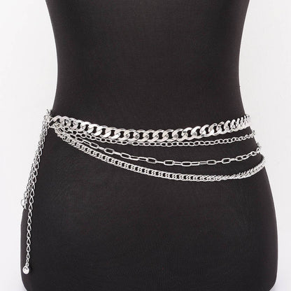 Layered Chain Drop Belt