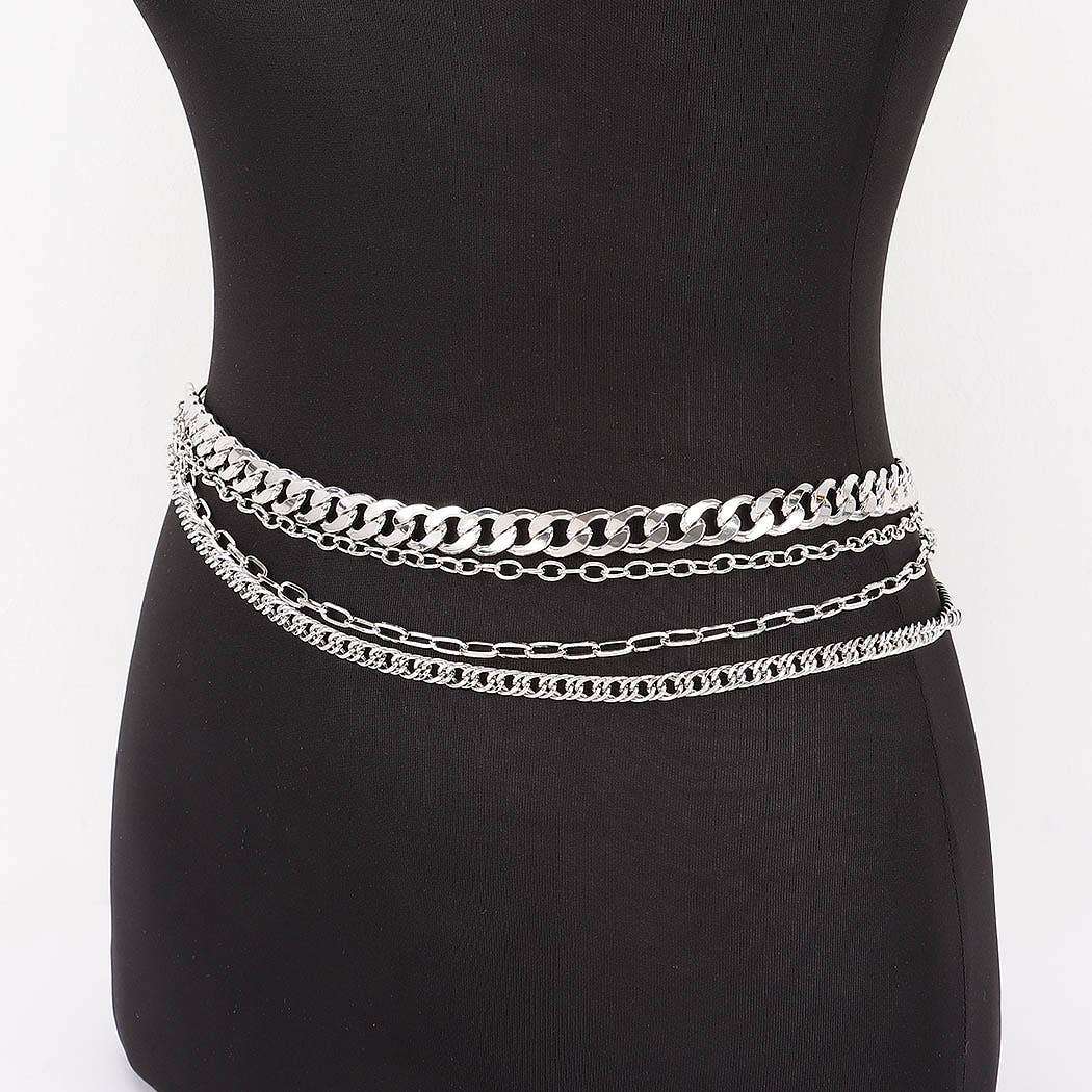 Layered Chain Drop Belt