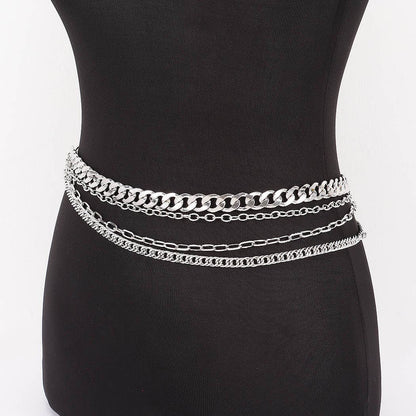 Layered Chain Drop Belt