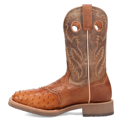 Dan Post Martel - Men's Ostrich Skin Leather Cowboy Boots