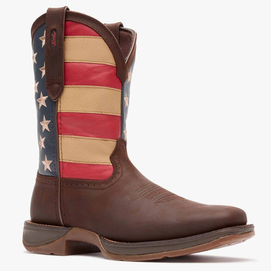 REBEL™ BY DURANGO PATRIOTIC PULL-ON WESTERN FLAG BOOT