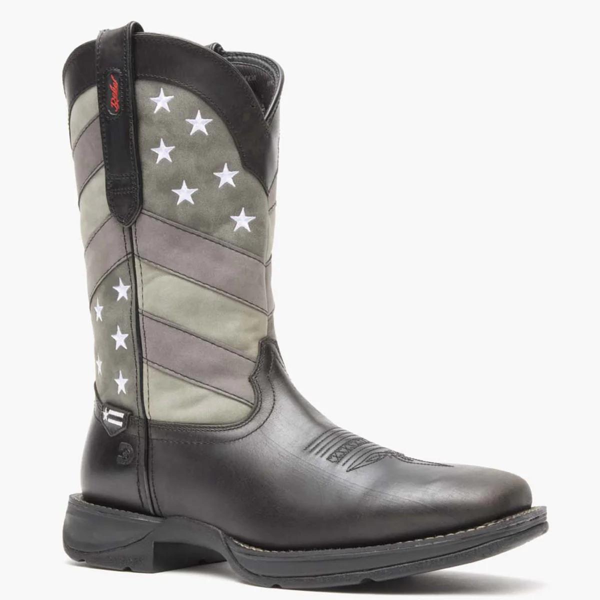 REBEL BY DURANGO® FADED BLACK FLAG WESTERN BOOT