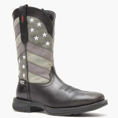 REBEL BY DURANGO® FADED BLACK FLAG WESTERN BOOT
