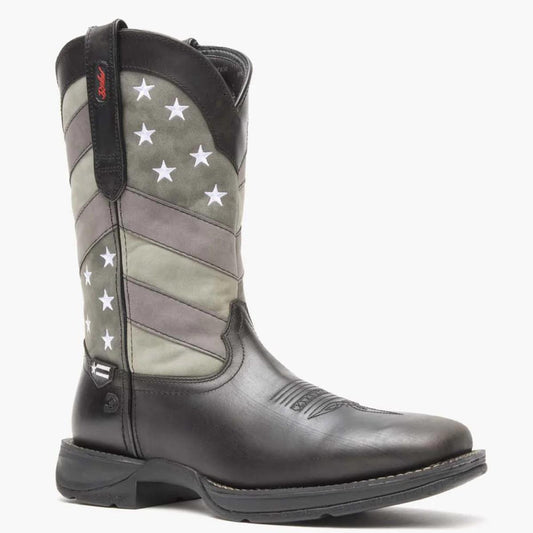 REBEL BY DURANGO® FADED BLACK FLAG WESTERN BOOT