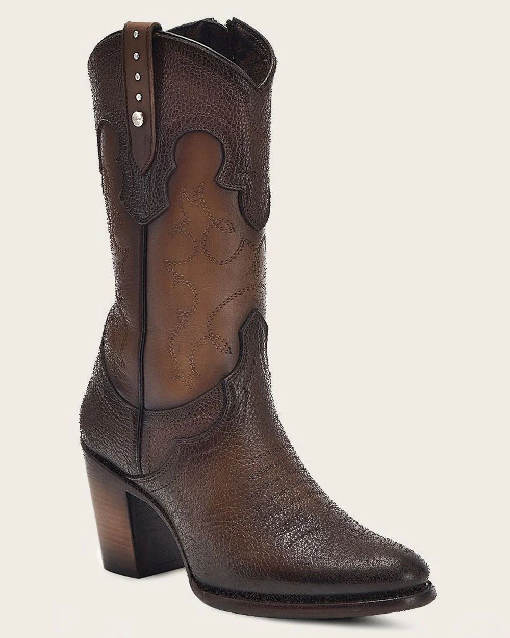 WESTERN STYLE BROWN COWBOY BOOTS FOR WOMEN