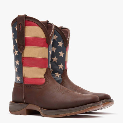 REBEL™ BY DURANGO PATRIOTIC PULL-ON WESTERN FLAG BOOT