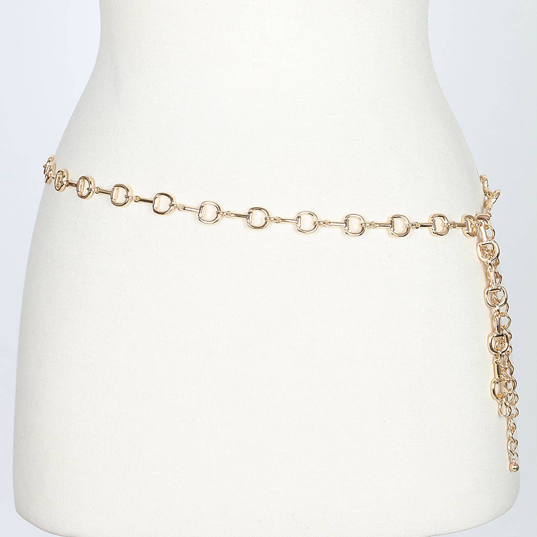 Petite D-Ring Link chain waist Belt