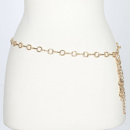 Petite D-Ring Link chain waist Belt