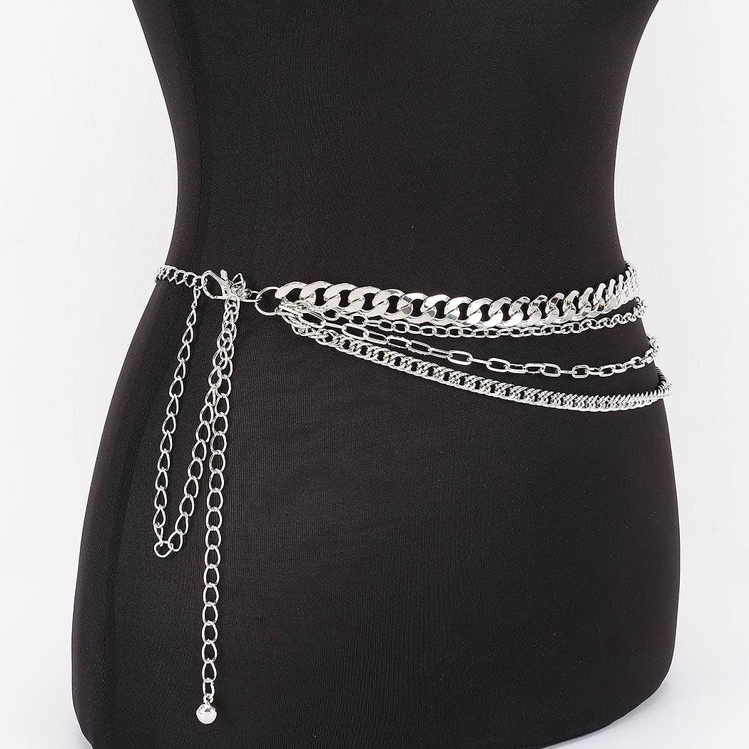 Layered Chain Drop Belt