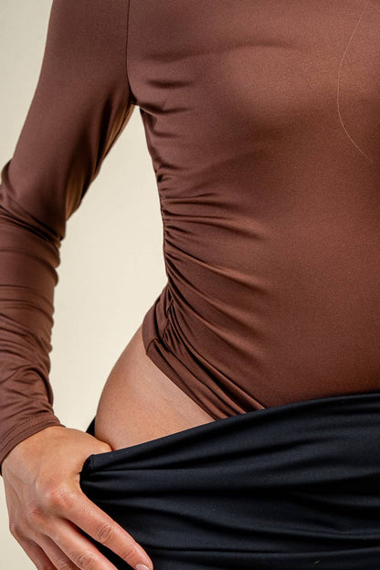 PT45832S DTY JERSEY ONE SLEEVE BODYSUIT