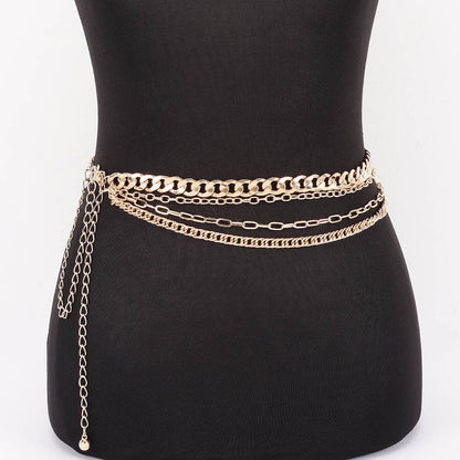 Layered Chain Drop Belt