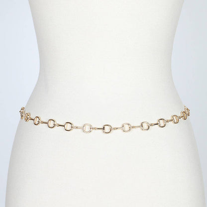 Petite D-Ring Link chain waist Belt