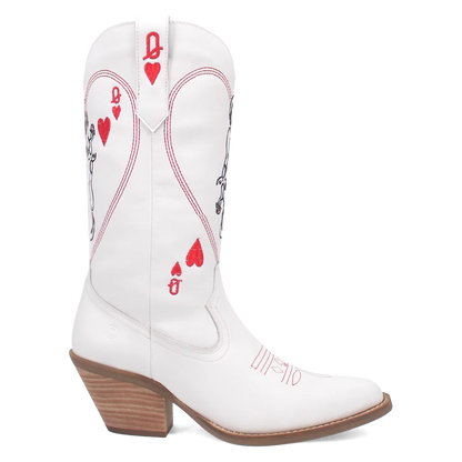 Dingo Queen A Hearts - Women's Leather Cowgirl Boots