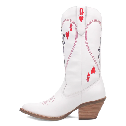 Dingo Queen A Hearts - Women's Leather Cowgirl Boots