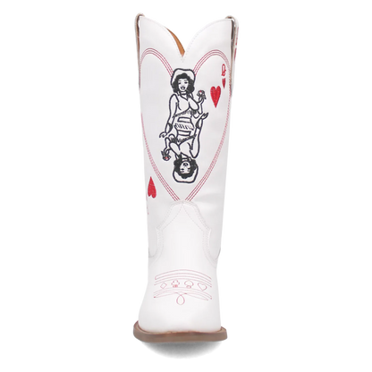 Dingo Queen A Hearts - Women's Leather Cowgirl Boots