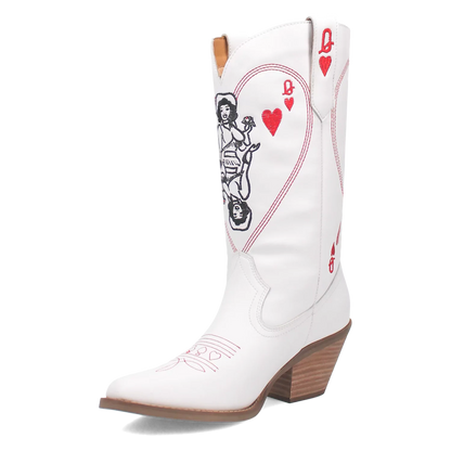 Dingo Queen A Hearts - Women's Leather Cowgirl Boots