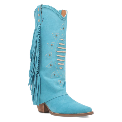 Dingo Spirit Trail  - Women's Suede Leather Cowgirl Boots