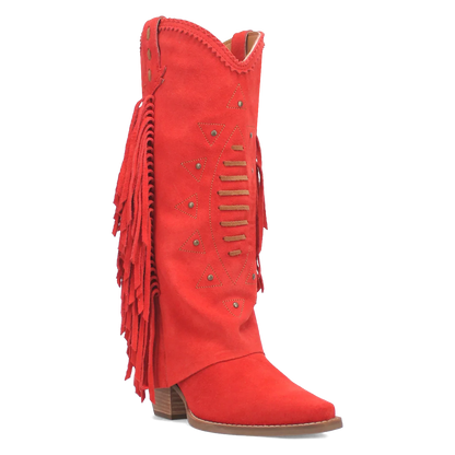 Dingo Spirit Trail  - Women's Suede Leather Cowgirl Boots